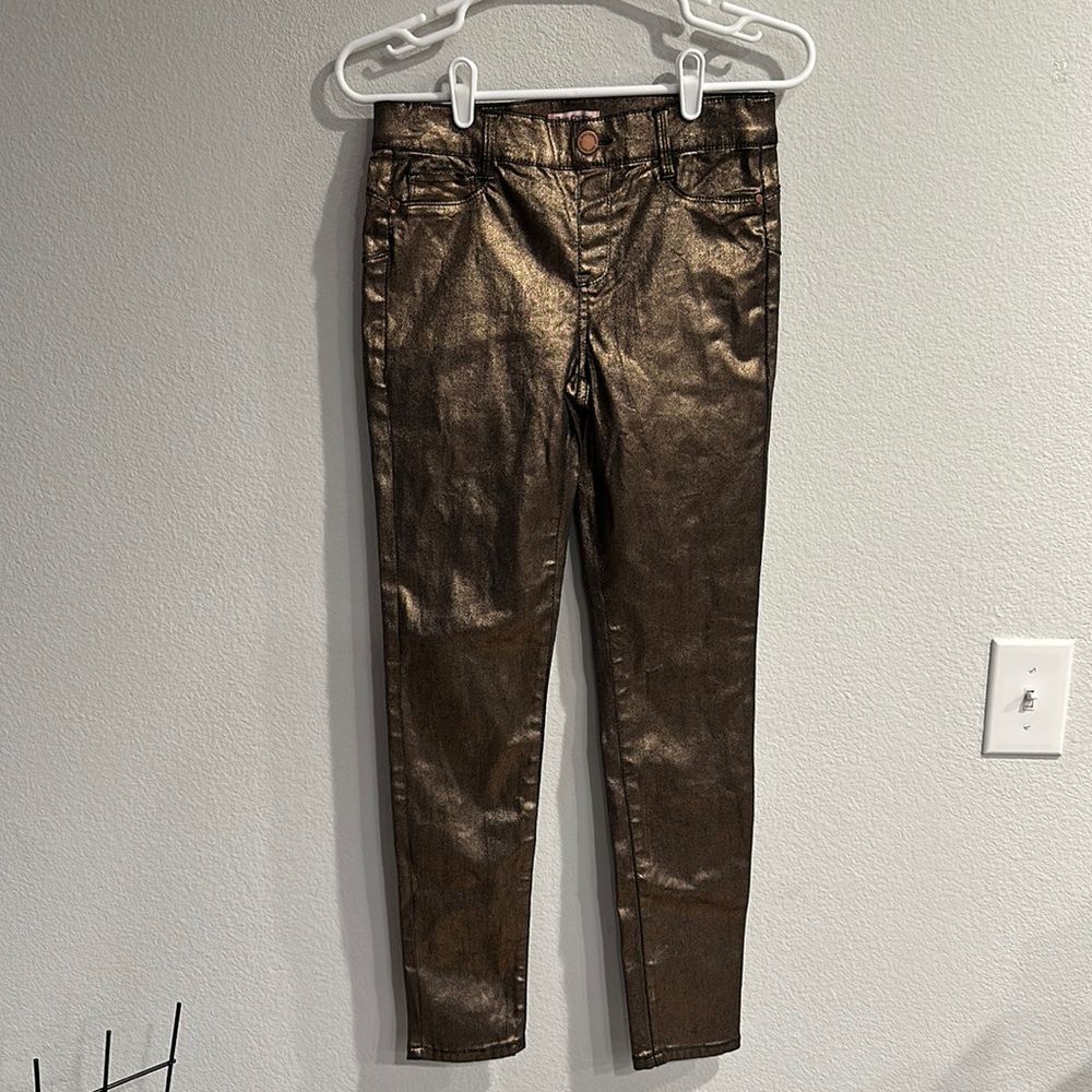 NEW JUICY COUTURE Pull On Jegging Pants Size 4 Gold
